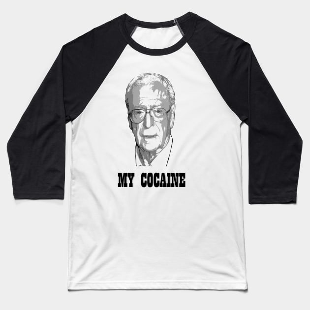 You say Michael Caine... Baseball T-Shirt by SmannaTales